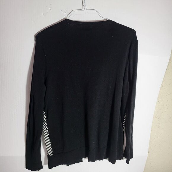 Merona Women's Size XXL Black And White Cardigan Sweater - Picture 2 of 7